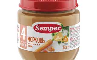 Морковное пюре для грудничка — рецепт приготовления в домашних условиях