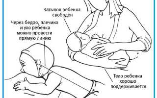 Как правильно прикладывать новорожденного для кормления грудью