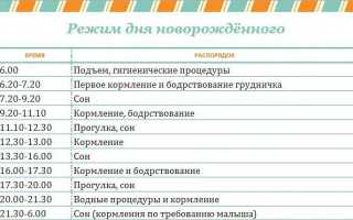 Режим дня ребенка в 1 месяц: советы и рекомендации