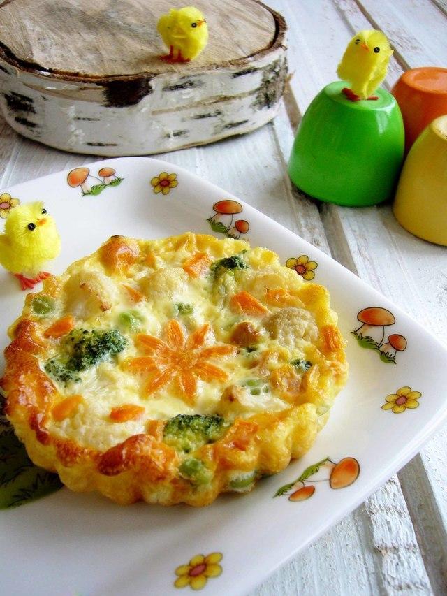 Омлет, приготовленный на пару