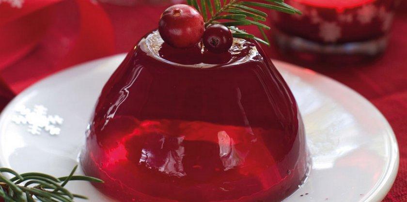 Клюквенное желе