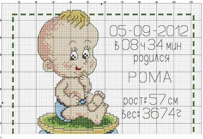 Схема для вышивания
